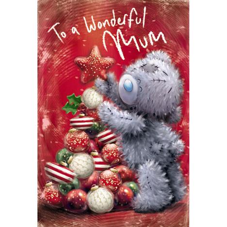 Wonderful Mum Softly Drawn Me To You Bear Christmas Card £2.49